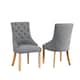image 1 of Ravenna Fabric Dining Chairs - Set of 2