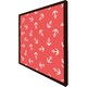 image 3 of Anchors on red background (Picutre Frame) Brown | Oak | L