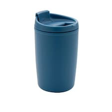 XD Collection Flip Top Polypropylene Recycled 300ml Tumbler - Blue - One Size