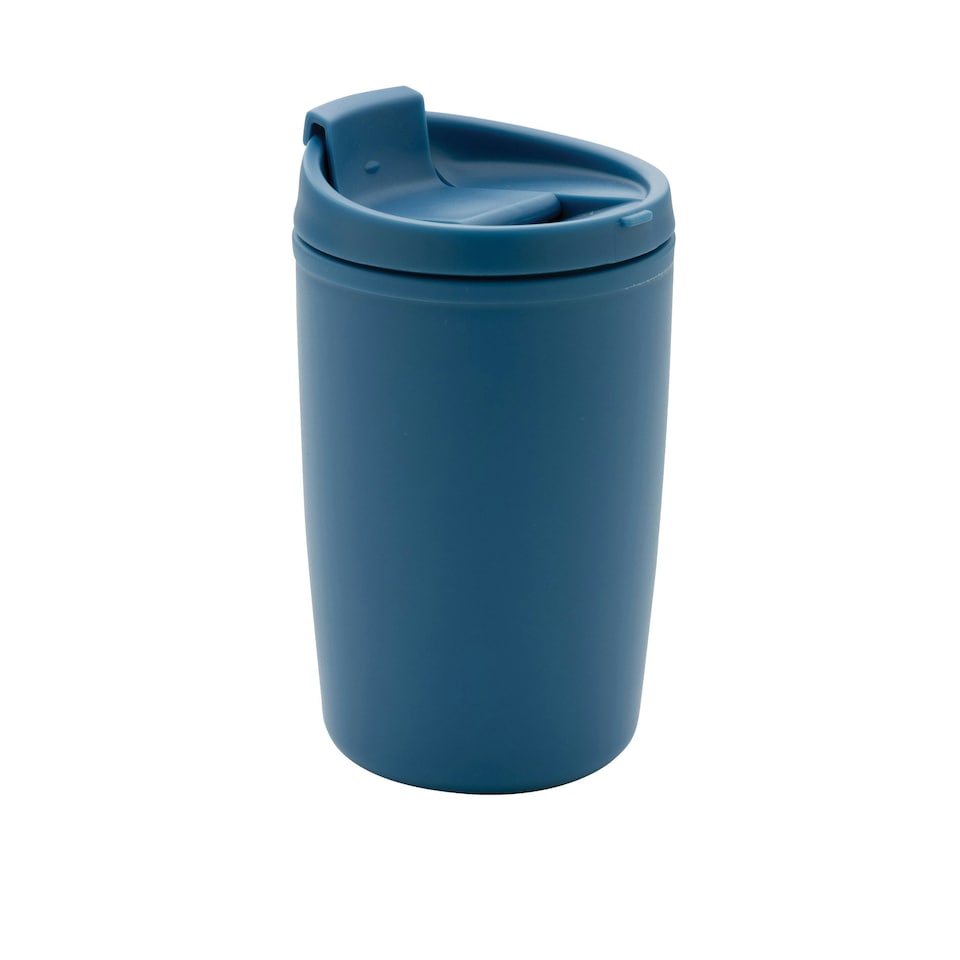 image 1 of XD Collection Flip Top Polypropylene Recycled 300ml Tumbler - Blue - One Size