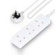 image 1 of GEEPAS 3 Gang Extension Lead, 1M Cable