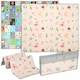 image 1 of AIYAPLAY Baby Play Mat Double-Sided, Foldable Waterproof Activity Playmat, Reversible Foam Soft Crawling Mat for Bedroom, Nursery and Playroom, 176.5L x 148W cm, Alphabet and Animal Theme