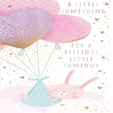 Words 'n' Wishes Money Wallet for a Baby Girl, a Great Way to Celebrate her Special Day with a Money Wallet