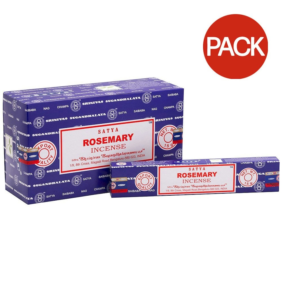 Satya Rosemary Incense Sticks (Pack of 120) - Multicoloured - One Size