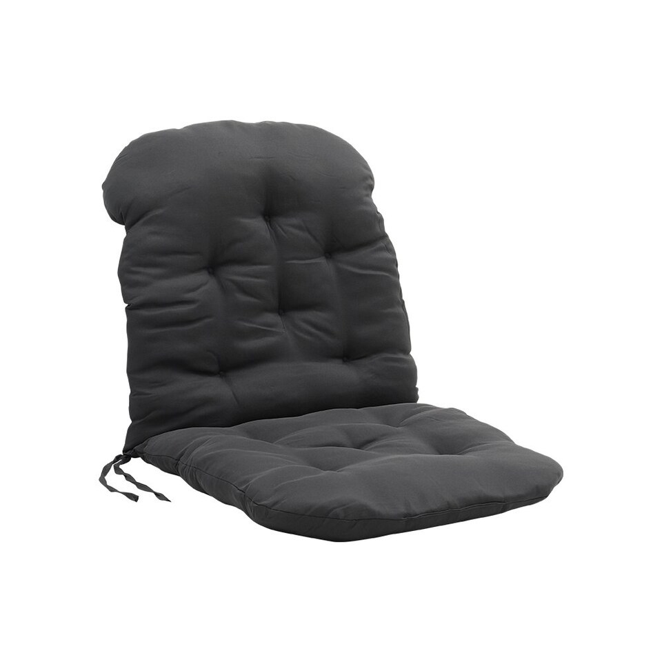 image 1 of Living and Home Rocking Chair Tufted Seat Pad Non-Slip Seat Cushion