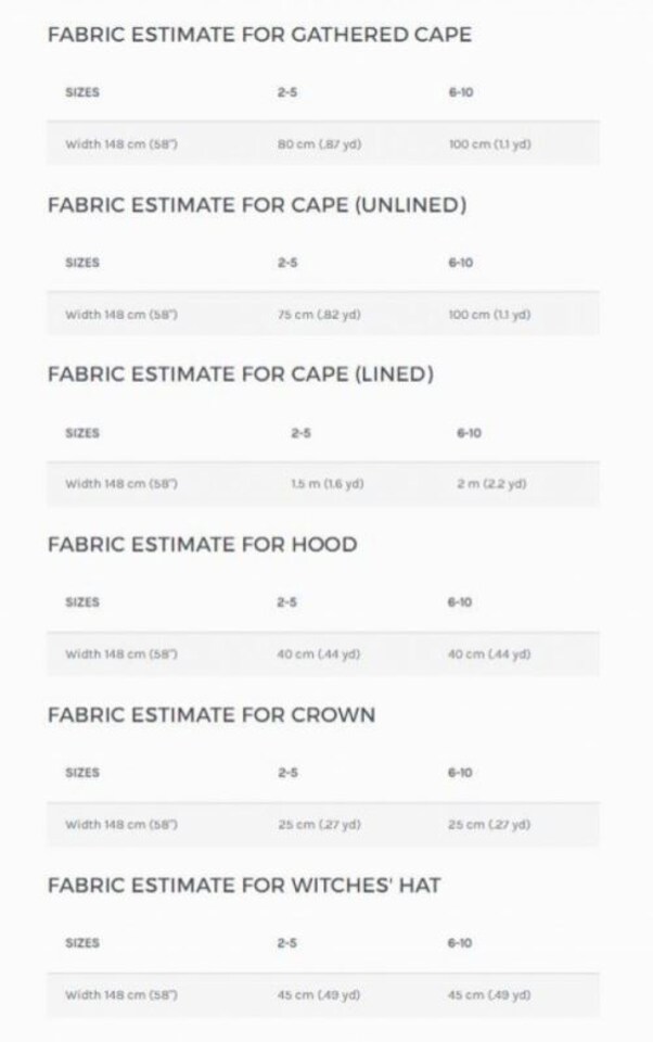 image 1 of Style Arc Kids Halloween Accessory Pack Paper Sewing Pattern – Children’s Costumes, Ages 2–10, Easy
