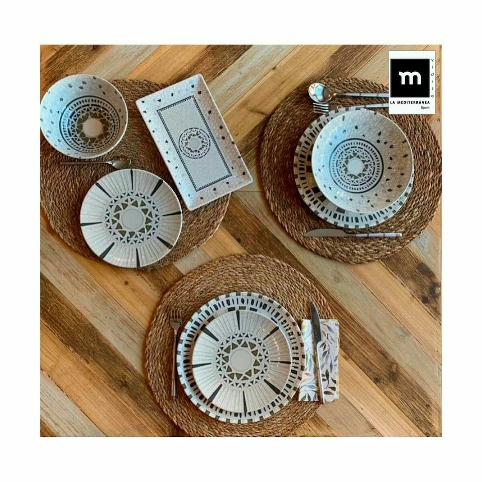 image 1 of Table Mat Privilege Brown wicker 40 x 30 x 0,5 cm (24 Units) N/A
