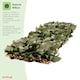 image 3 of Artificial Ivy Leaf Willow Trellis Expandable Privacy Fence 1x2m