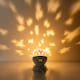 image 2 of ValueLights Aurora Sky Light Projector White Illuminated Decoration and Integrated LED 3W Warm White 3000K Bulb