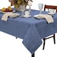 image 1 of Gingham Tablecloth - Blue - 183x183cm