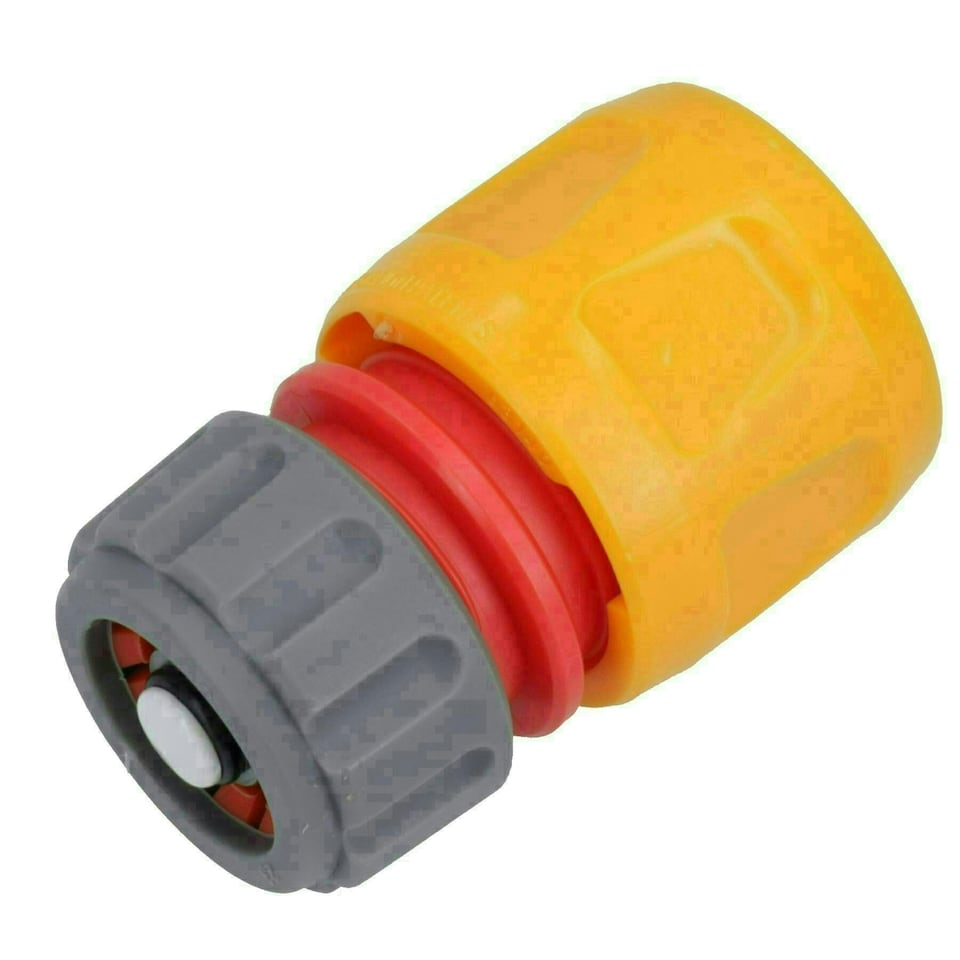 image 1 of 3 Way Garden Hose Pipe Coupler Connector Joiner + 3 Hozelock Quick Release Fittings 2pk