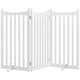 image 1 of Yaheetech 3-Panel Pet Puppy Fence with Two Support Feet, 50 × 90.5 cm White