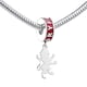 image 2 of Harry Potter Sterling Silver Gryffindor House Slider Charm WB000215-SC