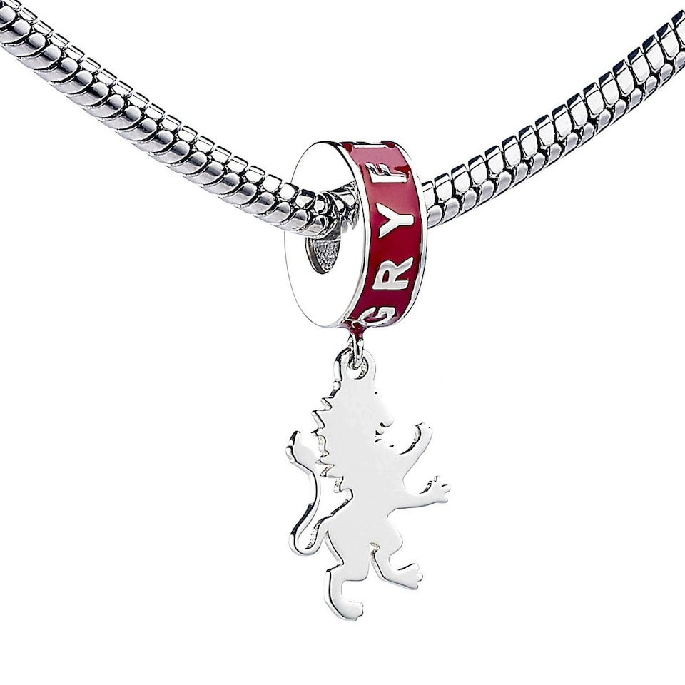 image 1 of Harry Potter Sterling Silver Gryffindor House Slider Charm WB000215-SC