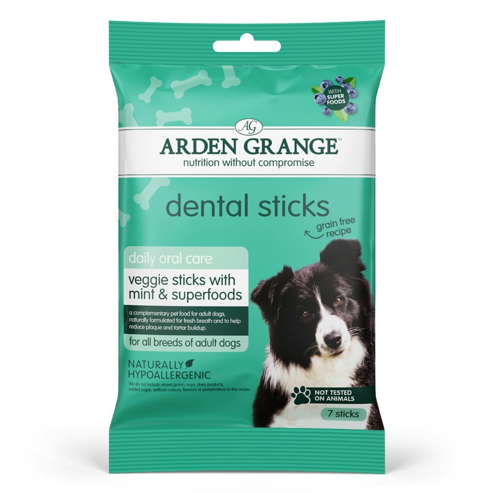 image 1 of Arden Grange Dental Sticks Veggie with Mint and Superfoods 8 packs
