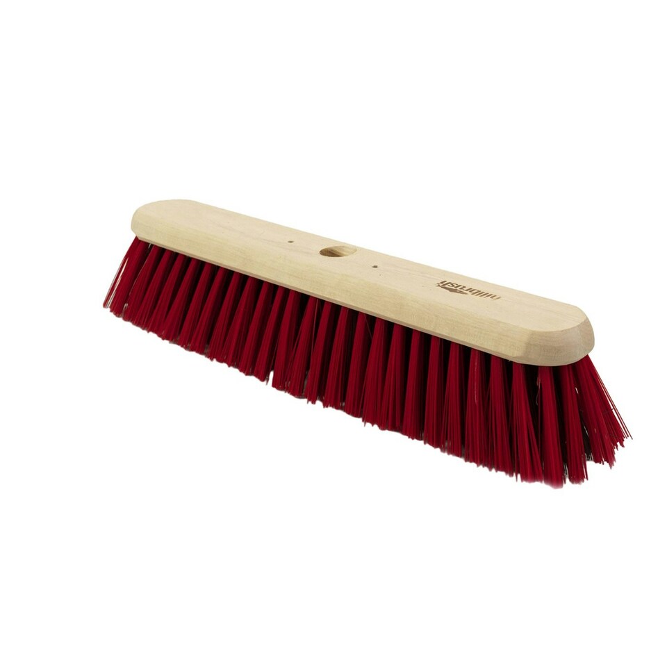 image 1 of Hillbrush PVC Platform Broom Head - Red - 457mm