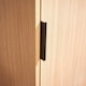 image 7 of Phoenix Wardrobe 1 Door Space Saving Bedroom Home Furniture Clothing Storage Unit | Brown