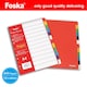 image 2 of A4 12 Part Coloured Card Index Filing Dividers