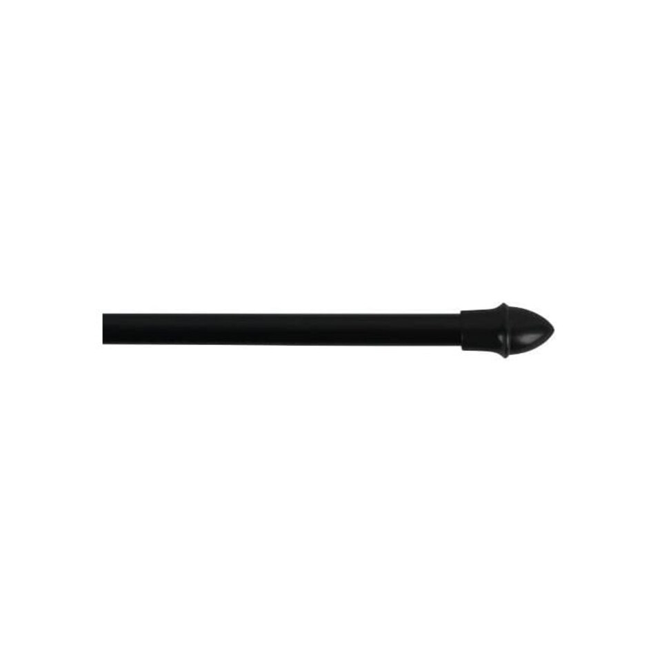 image 1 of Black Cafe Curtain Rod 55 - 85cm