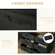 image 5 of HOMCOM Hanging Clothes Rail Clothes Rack w/ 6 Fabric Drawers for Hallway Bedroom