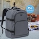 image 4 of Flight Knight Underseat Backpack 40x20x25cm Ryanair Free Carry On for Travelling USB Port Padded Comfortable Backpack - Carry On Luggage | Grey | 1