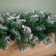 image 7 of Premier 270cm (9ft) Christmas Garland Decoration Snow Tips White Berries & Cones