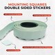 image 2 of Pack of 2500 Janrax Mounting Squares - Double Sided Stickers