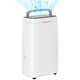 image 1 of HOMCOM 16LDay Dehumidifier for Home, Activated Carbon Air Filter, Portable Compressor Dehumidifier with 5.5L Water Tank, 24H Timer, Laundry Drying, Continuous Drainage, Humidity Light, White
