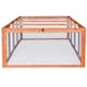 image 4 of Actiaspet Wooden Outdoor Pet Run with Mesh Cover, Hinged Entrances, for Rabbits, Guinea Pigs, Chickens (Fir Wood, X Large - 180cm, 8)
