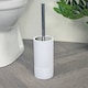 image 1 of Showerdrape Tranquil Pale Blue Sparkle Toilet Brush & Holder | Blue | 1