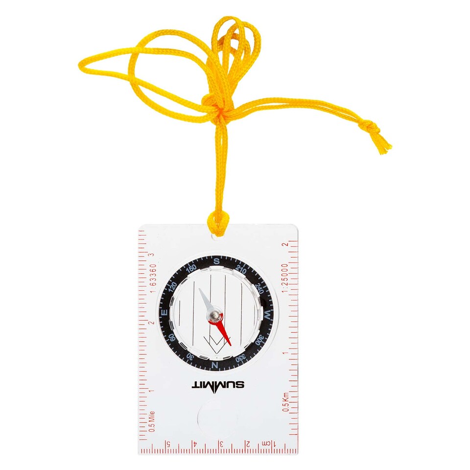 image 1 of vfm-estore Magnifying Viewer for Maps and Scales with Black Lanyard - White