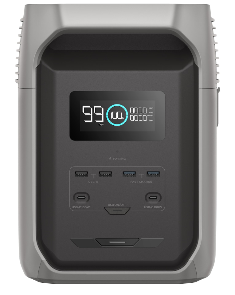 image 1 of EcoFlow Delta 3 1500 Portable Power Station with 1.5kw capacity & 3600w max power output