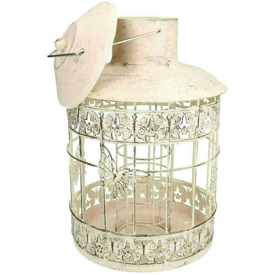 image 1 of Deluxe Bird Feeder Fat/Suet Ball Holder Hanging Feeding Station For Wild Birds