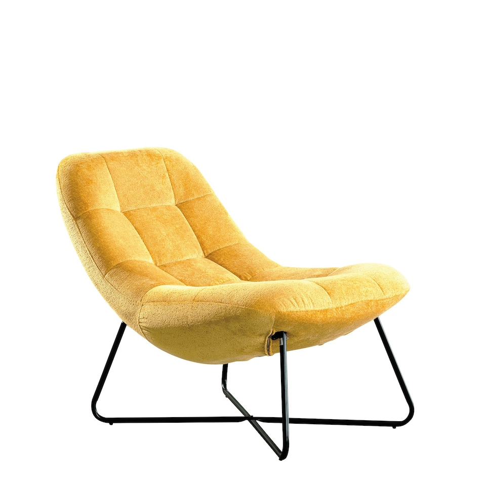 image 1 of Merced Fabric Accent Chair - Mustard