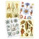 image 1 of Set of 4 Ernst Haeckel Nature Vintage Octopus Biology Sea Art Print Poster Home Decor 12x16 Inch