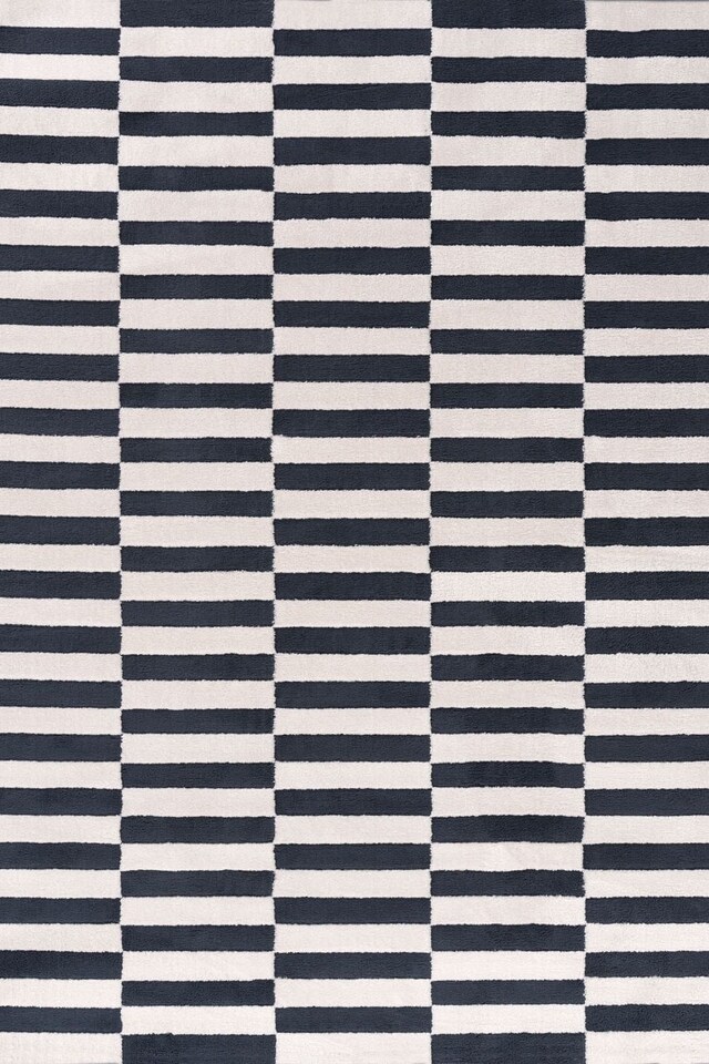 image 1 of The Rugs Loft Collection Striped Living Room Area Floor Rug and Runners Soft Pile