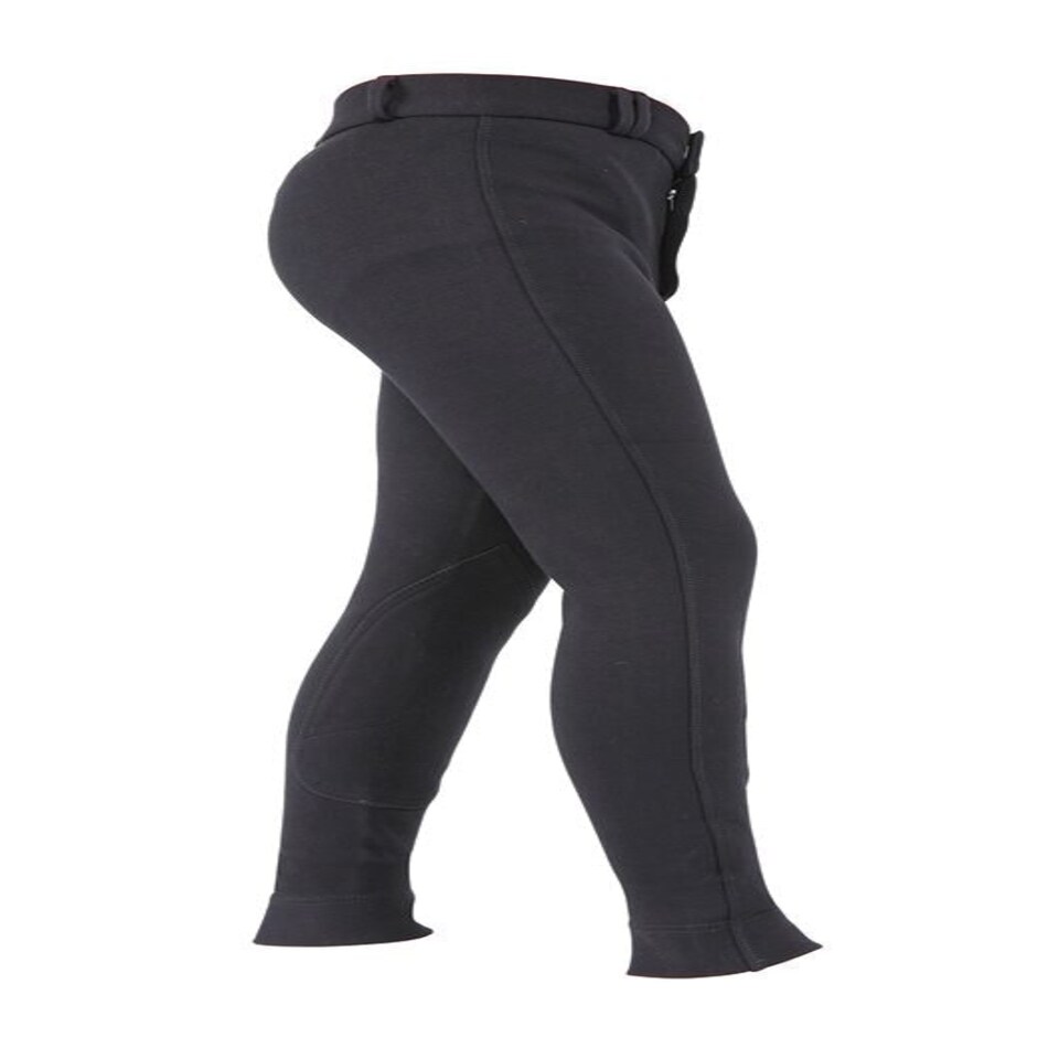 image 1 of Shires Saddlehugger Jodhpurs - Gents Black | 32 Inch