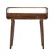 image 4 of Winnie Dark Mango Wood Console Table with 2 Drawers Brown