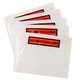 image 1 of 500 x A5 Printed (162 x 225mm) Home Office Document Enclosed Wallets With Peal & Seal Backing Clear | C5