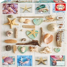 Paul Lamond Educa Borras Seashells Collage 1000 Piece Jigsaw Puzzle