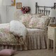 image 2 of Belledorm Rose Boutique Fitted Valance - Ivory/Pink/Green - Single