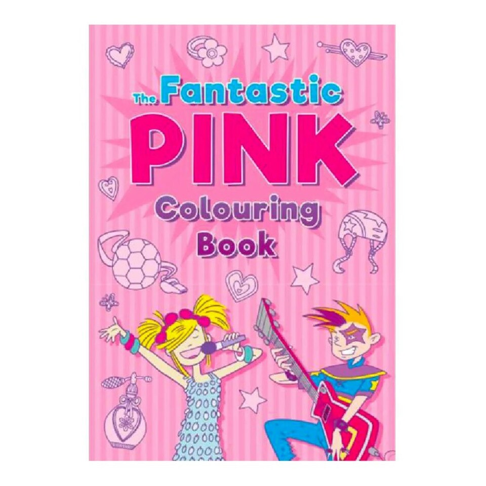 Alligator The Fantastic Colouring Book - Pink - One Size