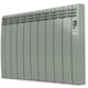 image 1 of 510mm (W) x 585mm (H) - Grey Wi-Fi Electric Oil Filled Radiator (Barcelona) - 550 Watts - Depth 97mm - Heats Up To 5m²