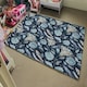 image 4 of Boho Chic Indigo Pattern (Rug) Blue | Large: 140x200cm