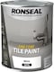 image 1 of Ronseal Water Based Tile Paint White Satin 750ml