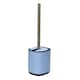 image 1 of Showerdrape Echo Blue Steel Toilet Brush & Holder | Blue | Blue | 1