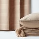 image 5 of Homescapes Cotton Rajput Ribbed Beige Throw - 150 x 200 cm Cream