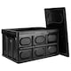 image 4 of TekBox 30L Black Folding Storage Box - Set of 2 Boxes