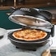 image 2 of Cooks Professional Electric Pizza Oven with Stone Base, Window, Paddles & Baking Sheet | Black