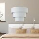 image 5 of Barty - White 38cm Tiered Pendant Shade White
